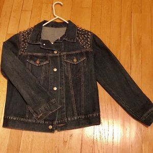 Badass Studded Jean Jacket | OS